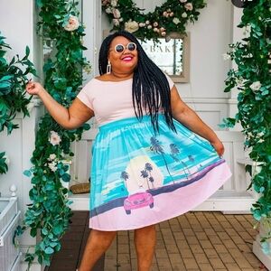 Loungefly Barbie top + skirt and Pin Stitch Shoppe Size L NWT Limited run